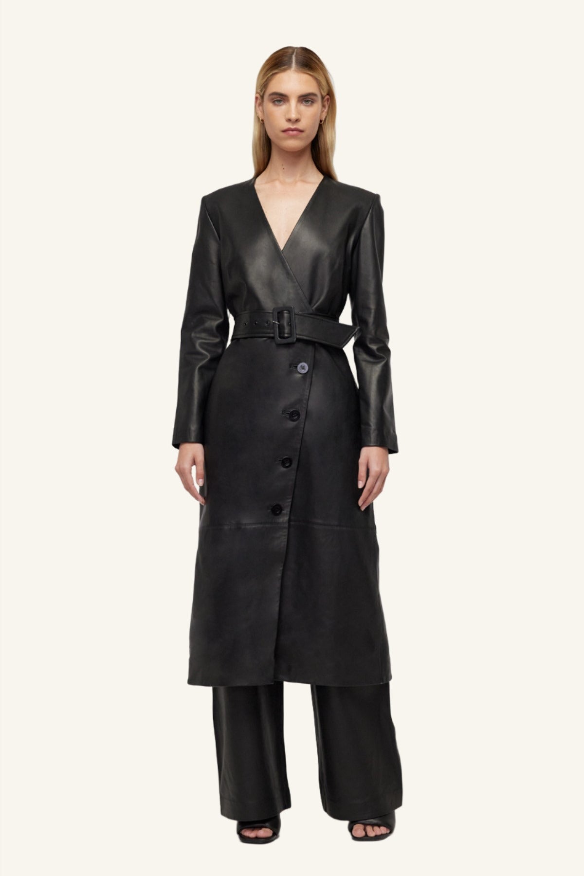 Undercover Leather Coat