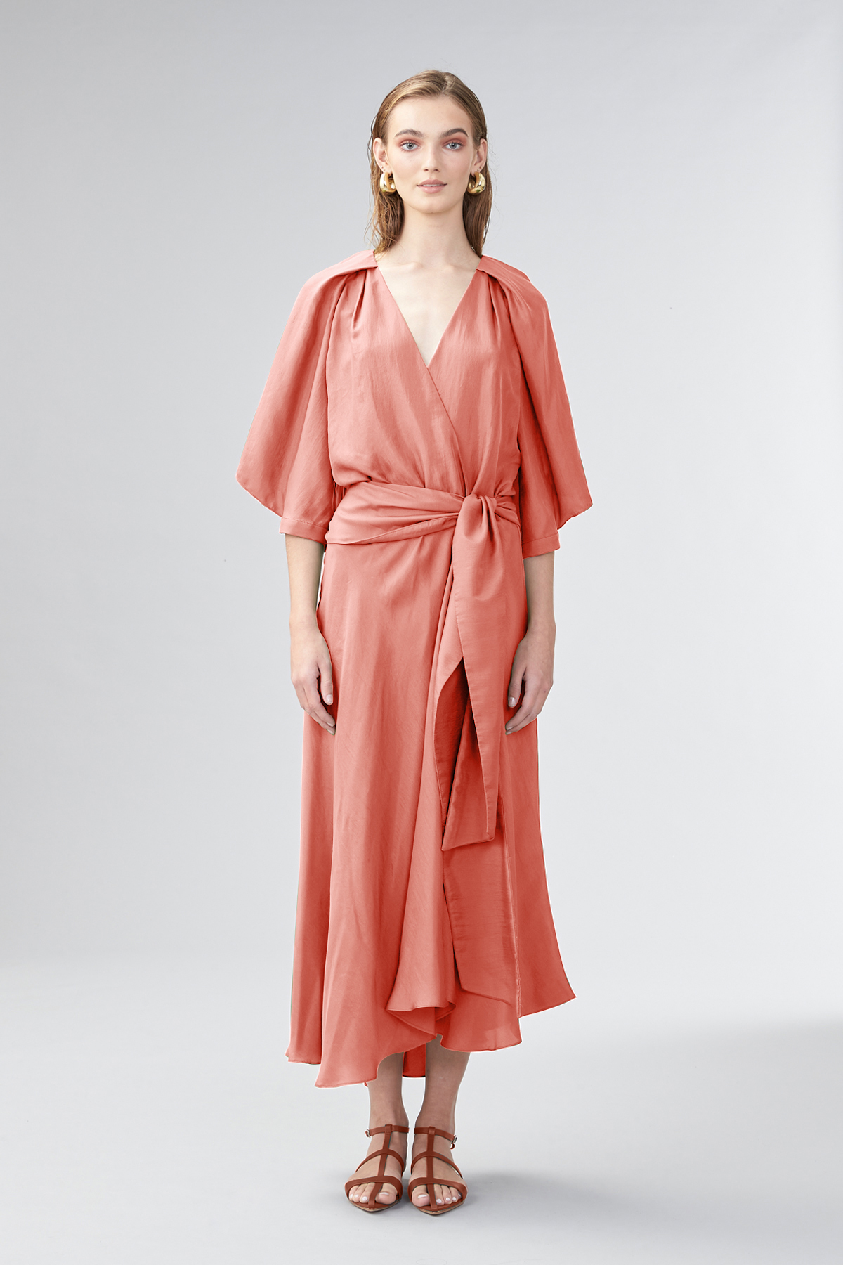 Blush Wrap Dress Ginger Smart