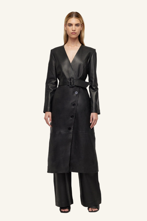 Undercover Leather Coat