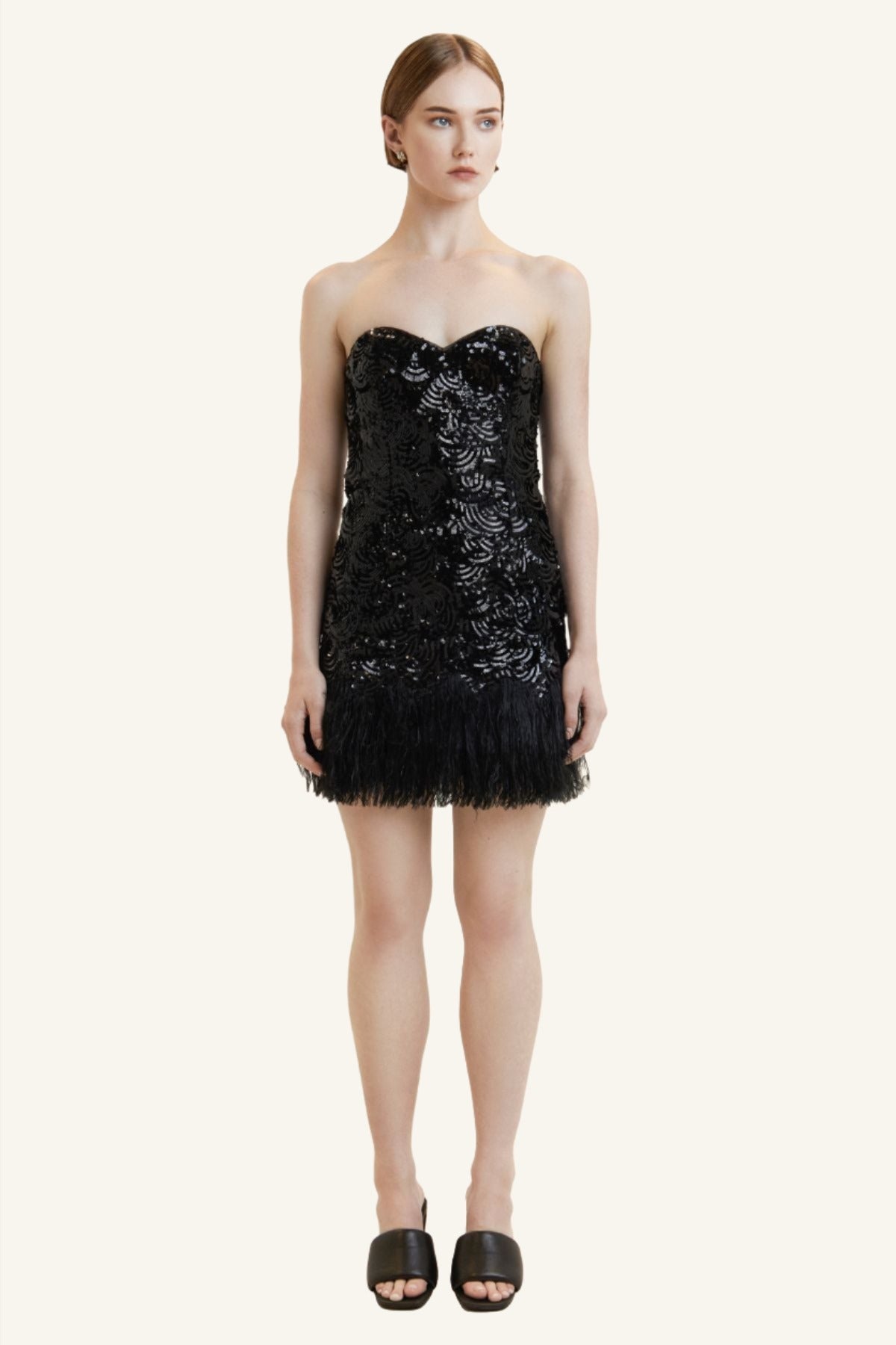 Moon Glade Mini Dress Black