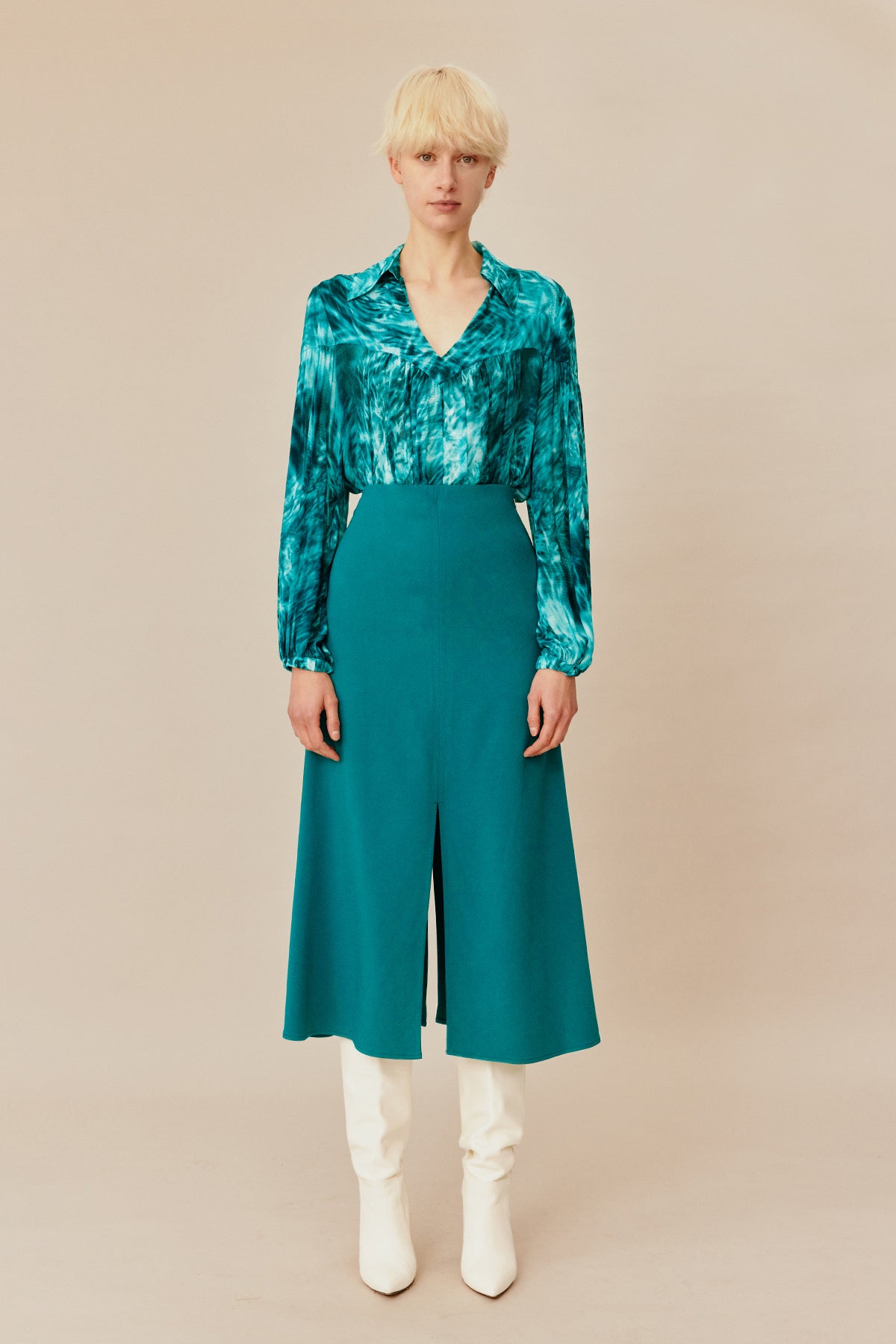 Eternal Note Structured Skirt