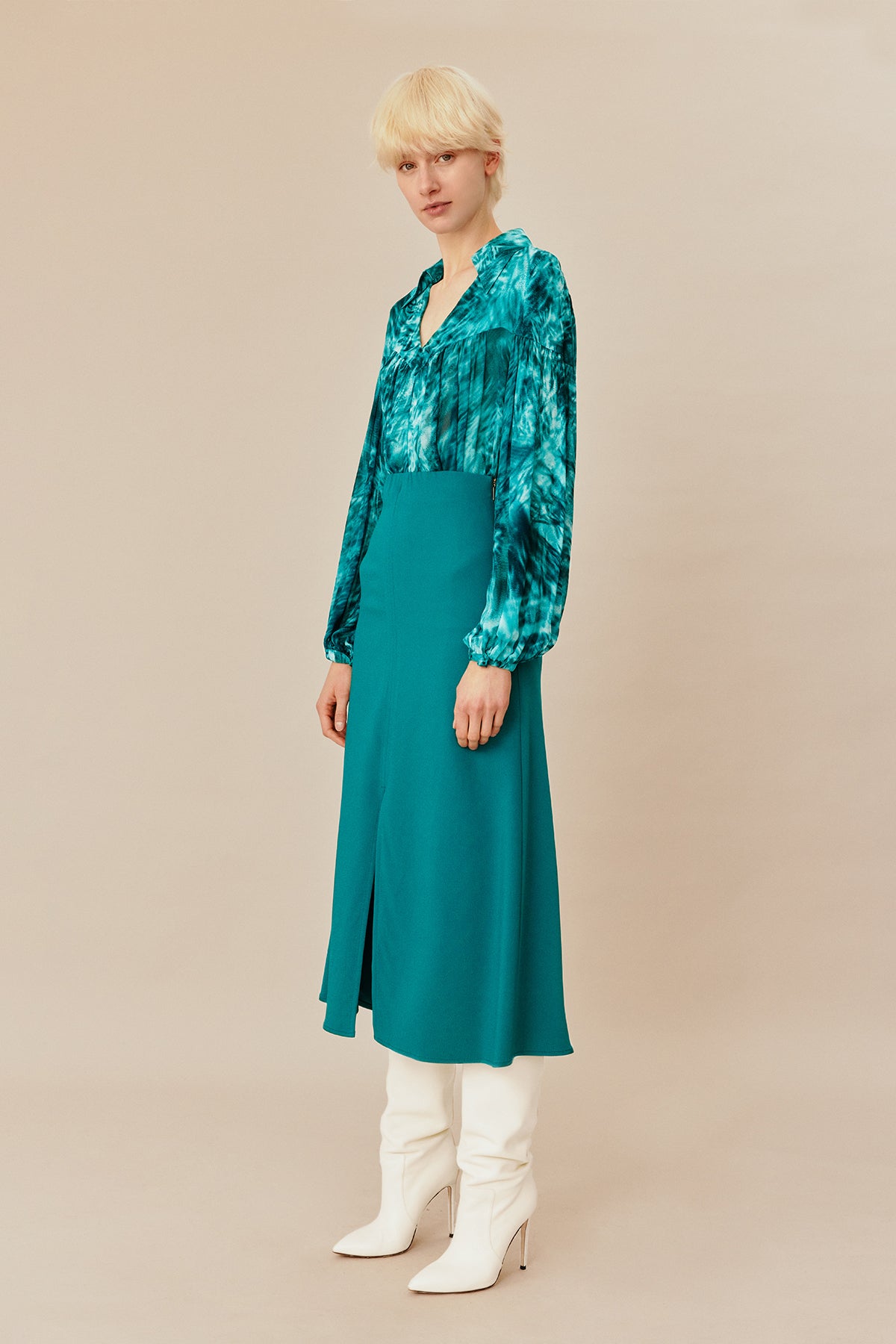 Eternal Note Structured Skirt