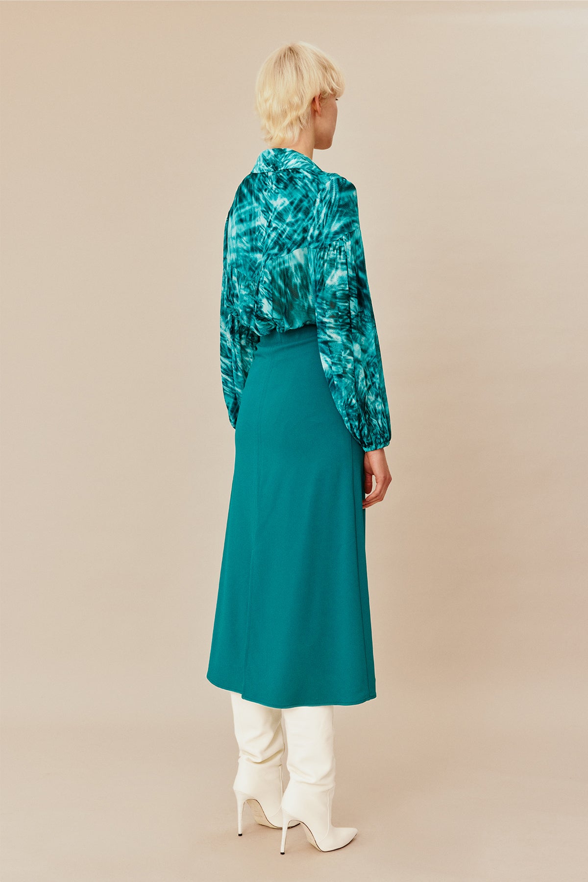 Eternal Note Structured Skirt