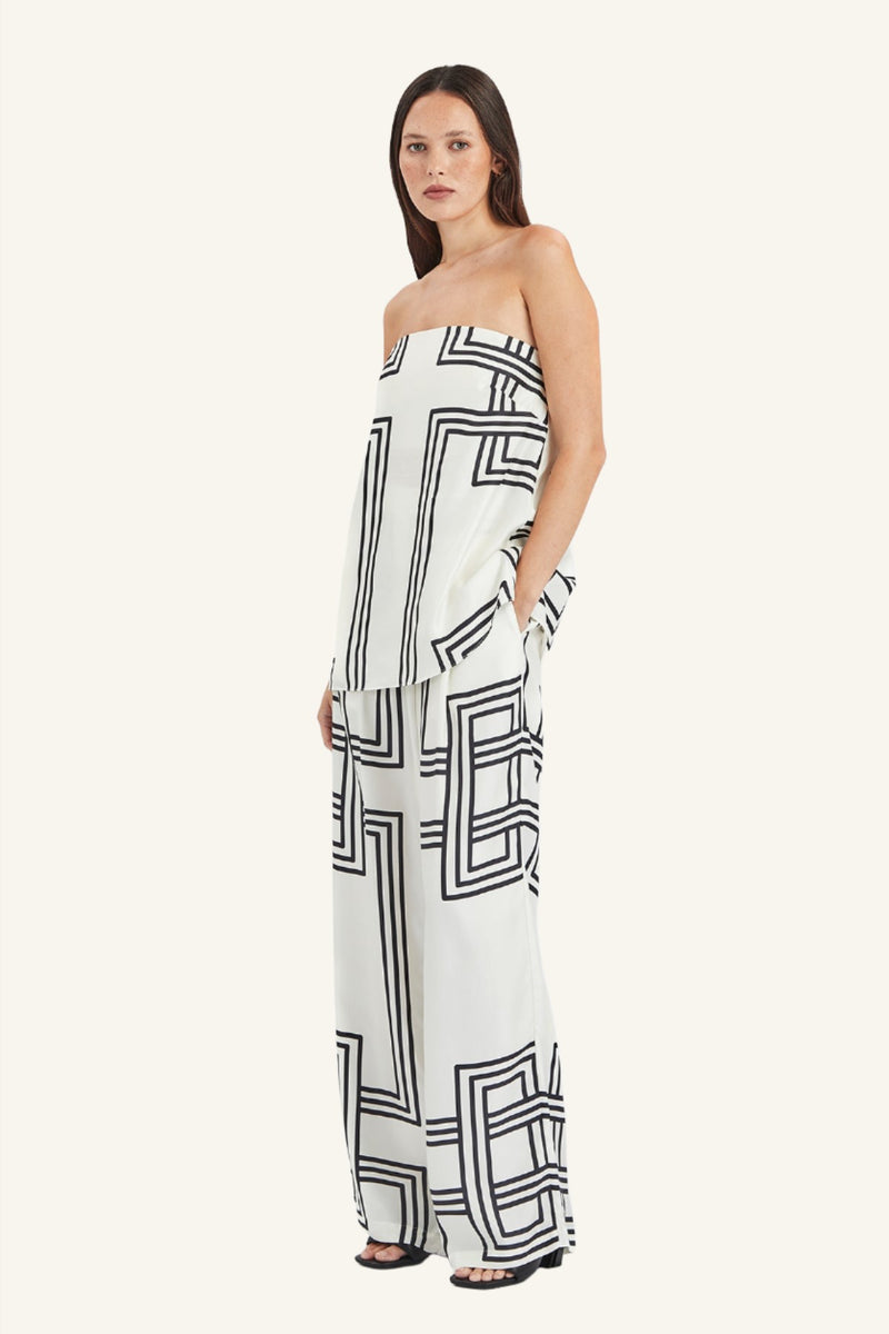 Walk The Line Strapless Top