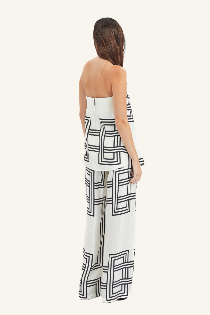 Walk The Line Strapless Top