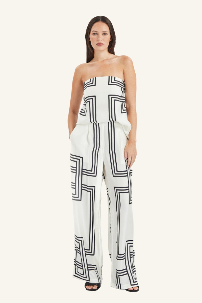 Walk The Line Strapless Top