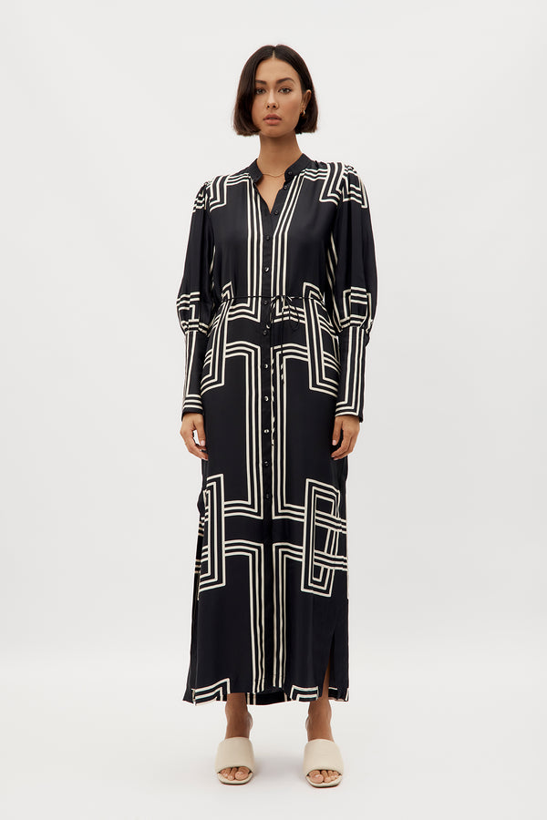 Walk The Line Shirt Dress