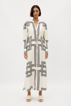 Walk The Line Shirt Dress