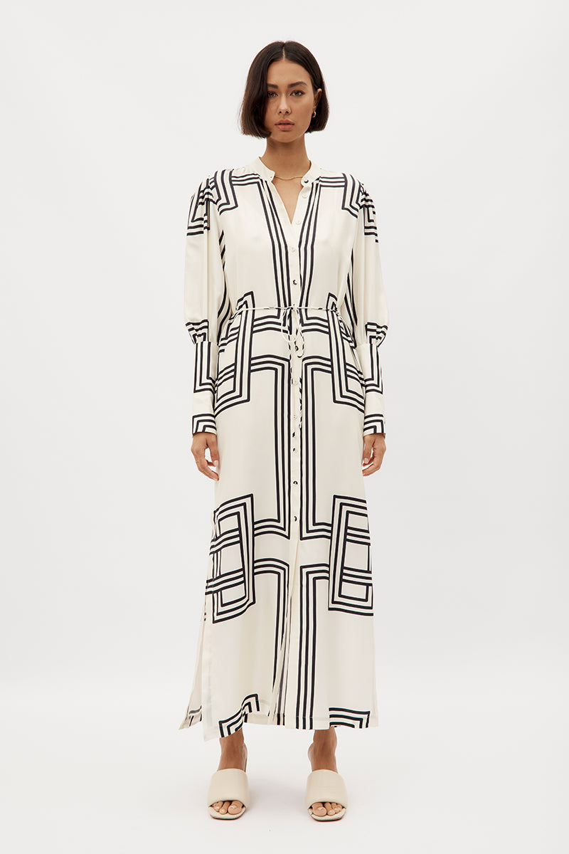 Walk The Line Shirt Dress