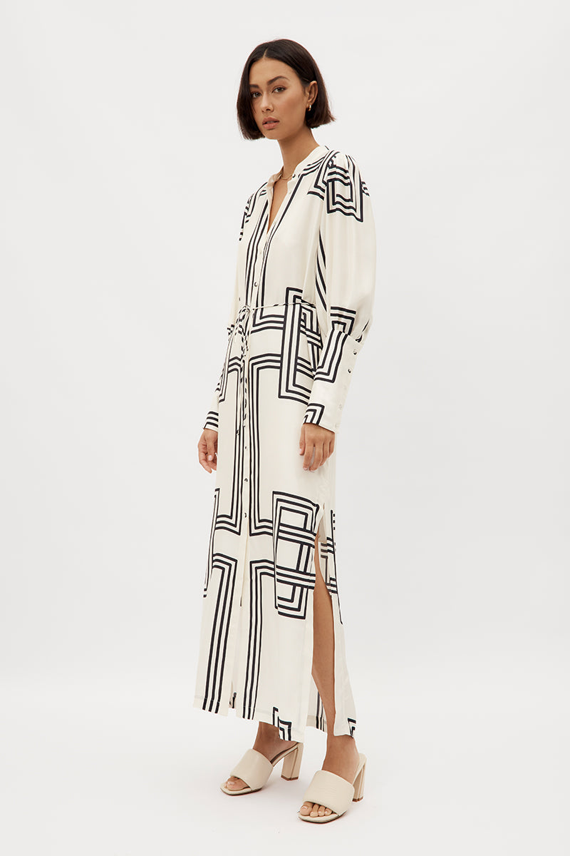Walk The Line Shirt Dress