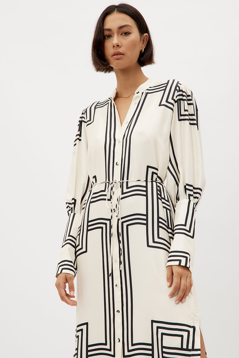 Walk The Line Shirt Dress