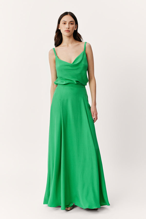 Verdant Flare Skirt