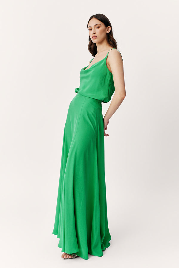 Verdant Flare Skirt