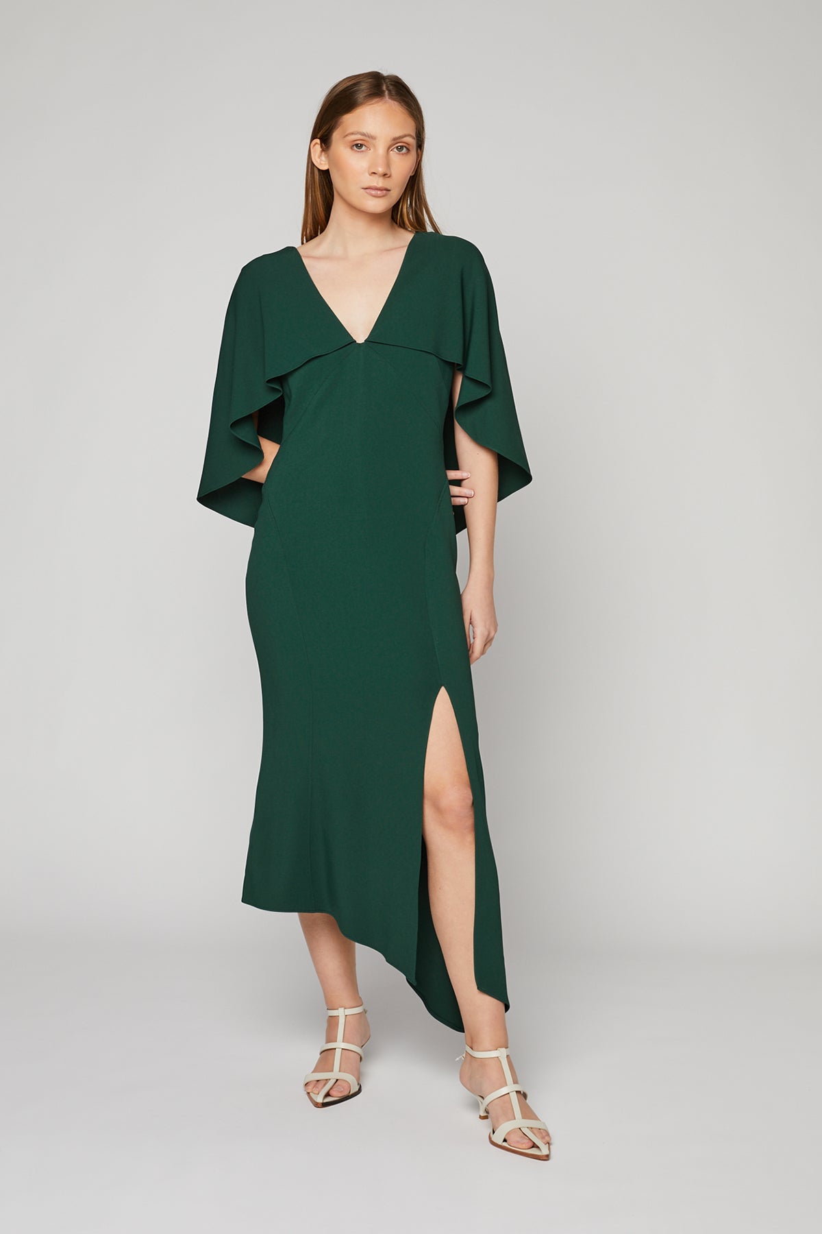 Figurative Capelet Dress