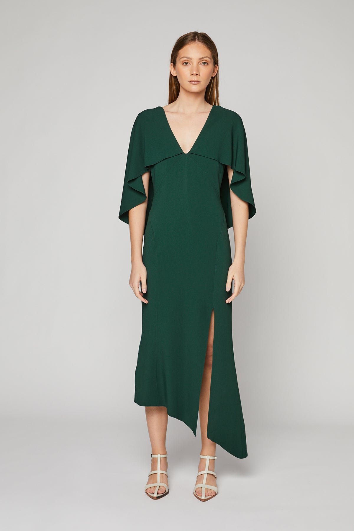 Figurative Capelet Dress
