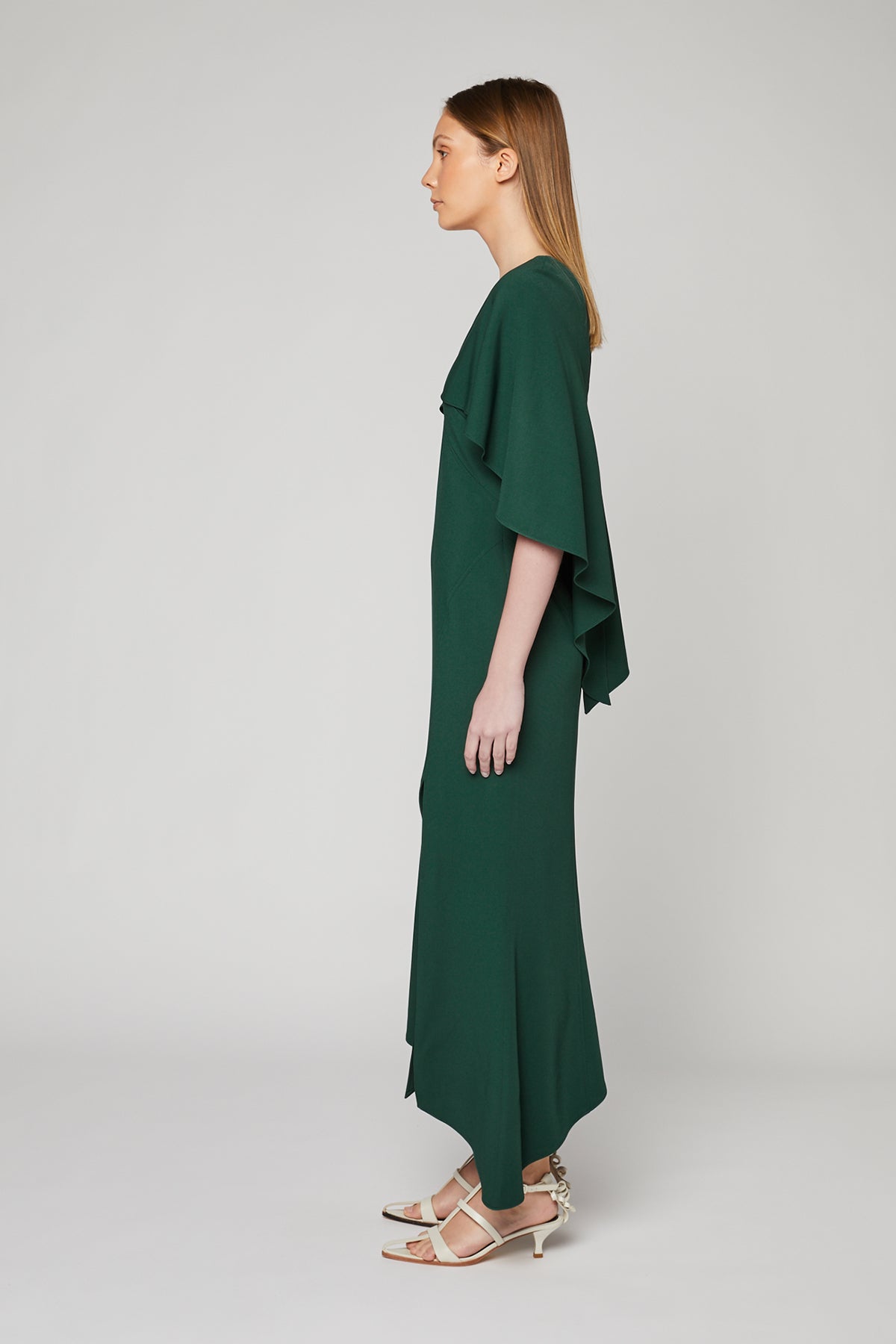 Figurative Capelet Dress